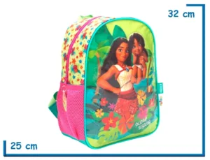 MOCHILA ESPALDA 12" MOANA VERDE OCEAN SISTERS
