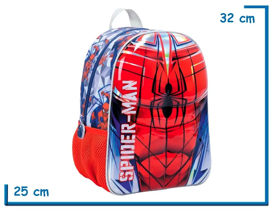 MOCHILA ESPALDA 12″ SPIDER-MAN PRISM WHITE LINE (TRAJE RELIEVE)