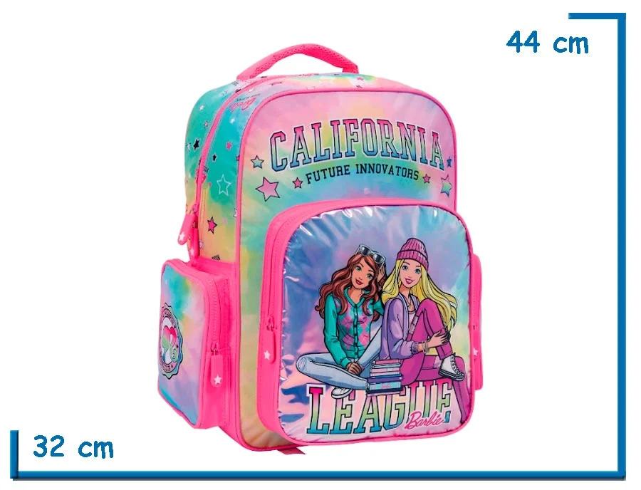 MOCHILA ESPALDA 17″ BARBIE ROSA CALIFORNIA