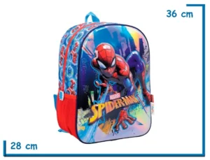 MOCHILA ESPALDA 14" SPIDER-MAN CIUDAD RELIEVE