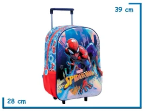 MOCHILA CARRO 14" SPIDER-MAN CIUDAD RELIEVE