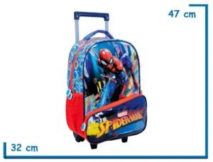 MOCHILA CARRO 17" SPIDER-MAN CIUDAD RELIEVE