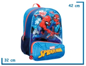 MOCHILA ESPALDA 16" SPIDER-MAN AZUL POW