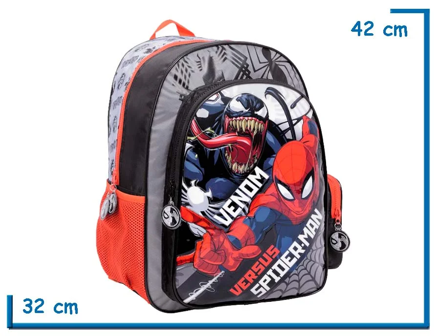 MOCHILA ESPALDA 16″ SPIDER-MAN NEGRA VENOM VS SPIDER-MAN