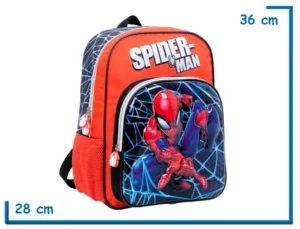 MOCHILA ESPALDA 14" SPIDER-MAN ROJA TO THE RESCUE