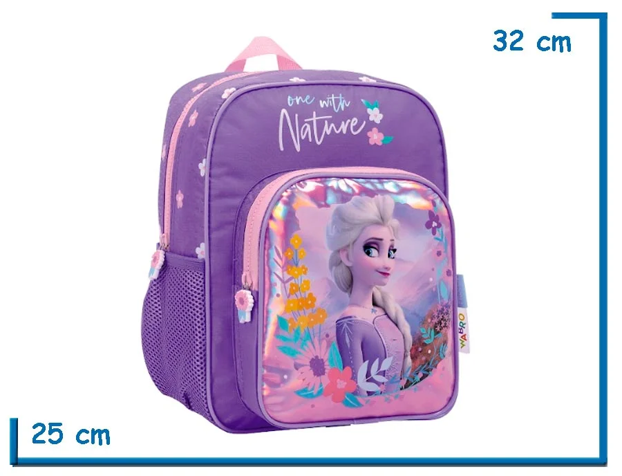 MOCHILA ESPALDA 12” FROZEN VIOLETA ONE WITH NATURE (WA57812V)