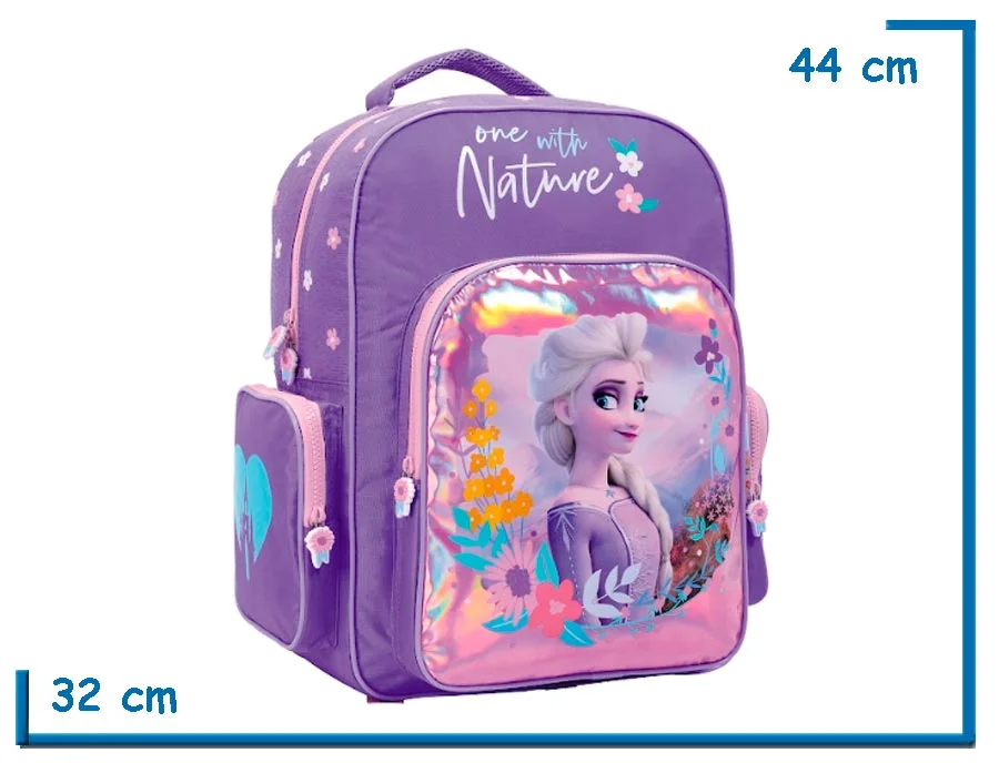 MOCHILA ESPALDA 17″ FROZEN VIOLETA ONE WITH NATURE