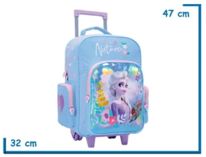 MOCHILA CARRO 17" FROZEN CELESTE ONE WITH NATURE