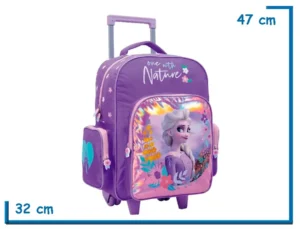 MOCHILA CARRO 17" FROZEN VIOLETA ONE WITH NATURE