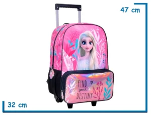 MOCHILA CARRO 17" FROZEN NEGRA FIND YOUR DESTINY