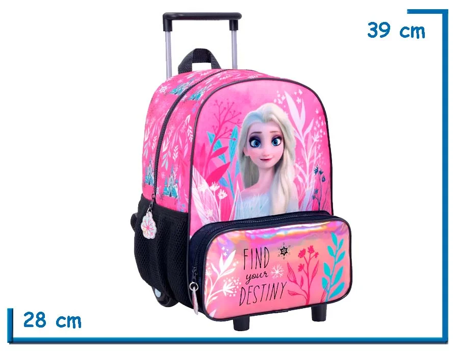MOCHILA CARRO 14″ FROZEN NEGRA FIND YOUR DESTINY