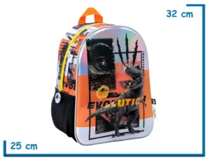 MOCHILA ESPALDA 12'' JURASSIC WORLD EVOLUTION RELIEVE (WA77125)