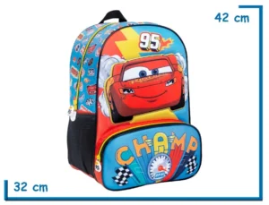 MOCHILA ESPALDA 16" CARS CHAMP 95