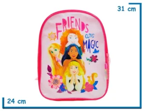MOCHILA ESPALDA 12" DISNEY PRINCESAS FRIENDS ARE MAGIC