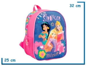 MOCHILA ESPALDA 12" DISNEY PRINCESAS STRONGER TOGETHER