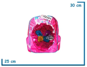 MOCHILA ESPALDA 13" KOOSHI STAR CON LENTEJUELAS