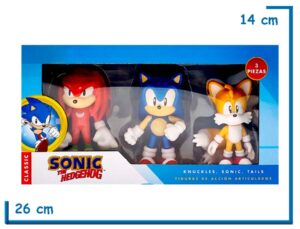 CARNIVAL TOYS CLASSIC KNUCKLES SONIC & TAILS 10CM SONIC THE HEDGEHOG