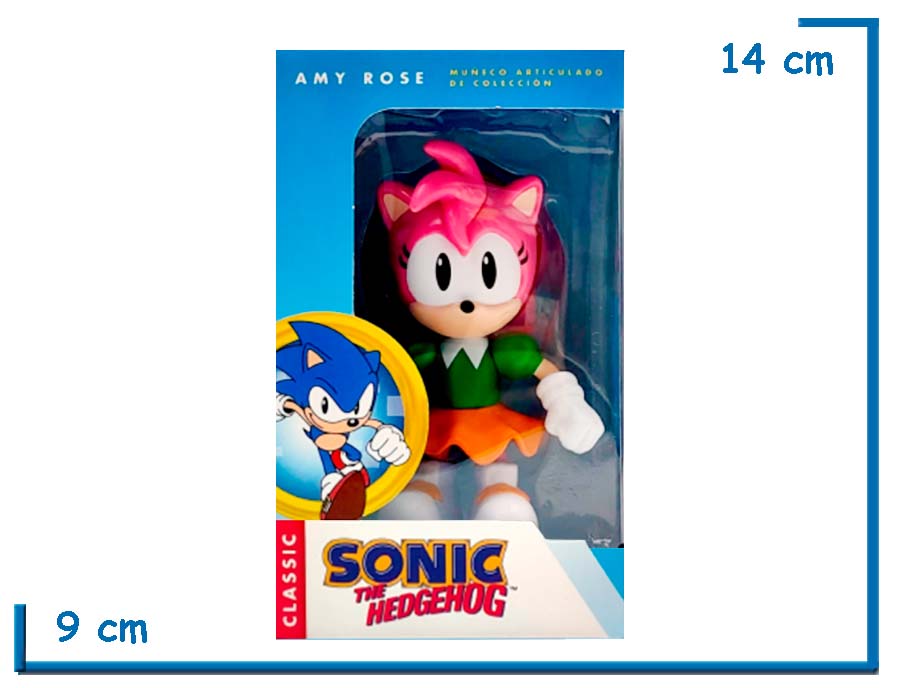 CARNIVAL TOYS CLASSIC AMY ROSE 10CM SONIC THE HEDGEHOG