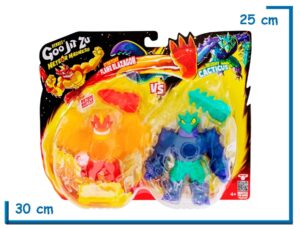 MOOSE GOO JIT ZU METEOR MADNESS BLAZAGON VS CACTICUS 2-PACK