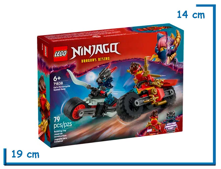 LEGO NINJAGO DRAGONS RISING KAIS MOTORCYCLE