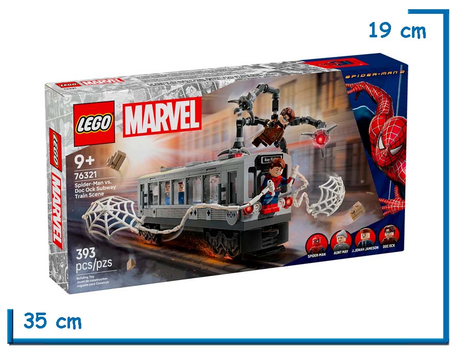 LEGO MARVEL SPIDER-MAN VS DOC OCK SUBWAY TRAIN SCENE
