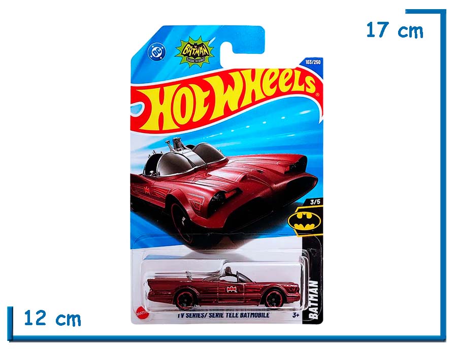 HOT WHEELS CLASSIC TV SERIES RED BATMOBILE BATMAN