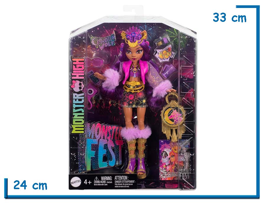MONSTER HIGH CLAWDEEN WOLF MONSTER FEST