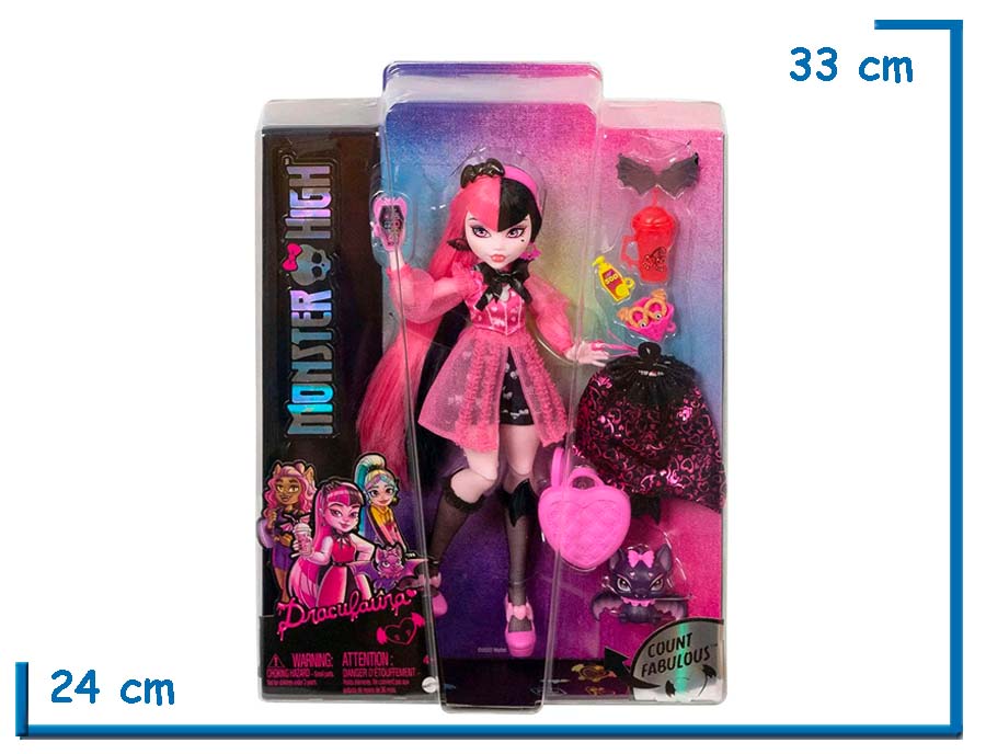 MONSTER HIGH DRACULAURA COUNT FABULOUS