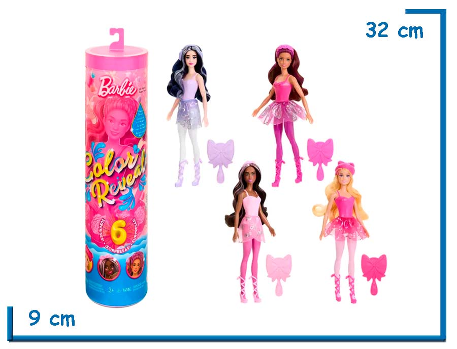 BARBIE COLOR REVEAL BALLERINA SERIES MUÑECA SORPRESA
