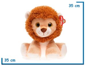 PELUCHE LEON SENTADO 35CM