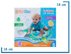 BABY GUS ALFOMBRA DE AGUA CON FORMA NARVAL