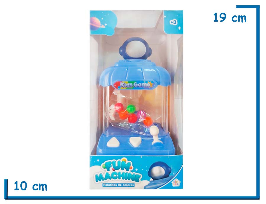 KIDS CLUB FUN MACHINE MINI MAQUINA AGARRA PELOTAS