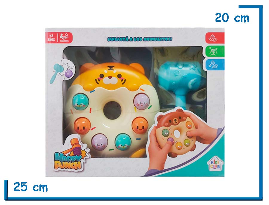 KIDS CLUB HAPPY PUNCH DONA TIGRE WACK A MOLE