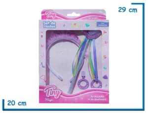 TINY MAGIC SET DE HADAS VINCHA VARITA Y AROS