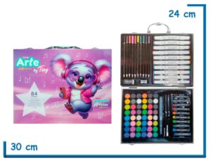 TINY SET DE ARTE KOALA MALETIN 84PZS
