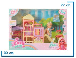 TINY LUCY POP LUCY EN EL PARQUE MUÑECA VESTIDO ARCOIRIS