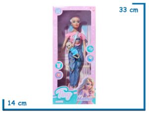 TINY FANTASY MAMA REMERA ROSA CON BEBE