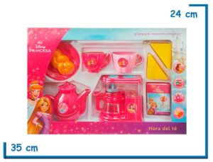 DISNEY PRINCESA HORA DEL TE SET CON CAFETERA Y TETERA