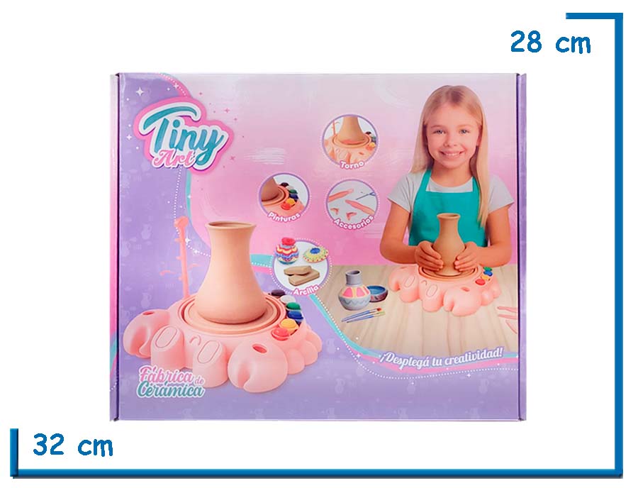 TINY ART FABRICA DE CERAMICA TORNO CANGREJO CON PINTURAS