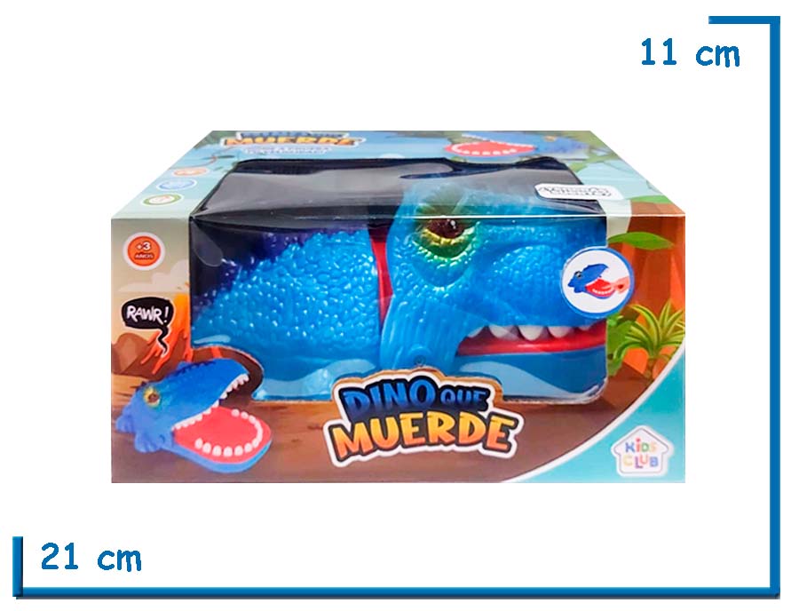 KIDS CLUB DINO QUE MUERDE GRANDE CELESTE