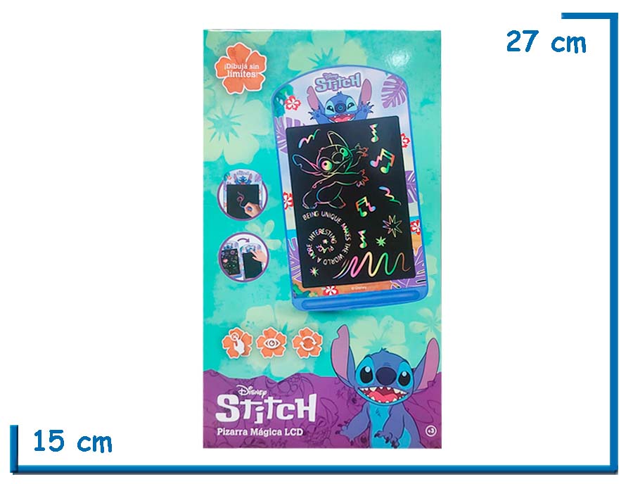 STITCH PIZARRA MAGICA LCD