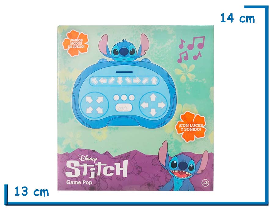 STITCH GAME POP CONSOLA LUZ Y SONIDO