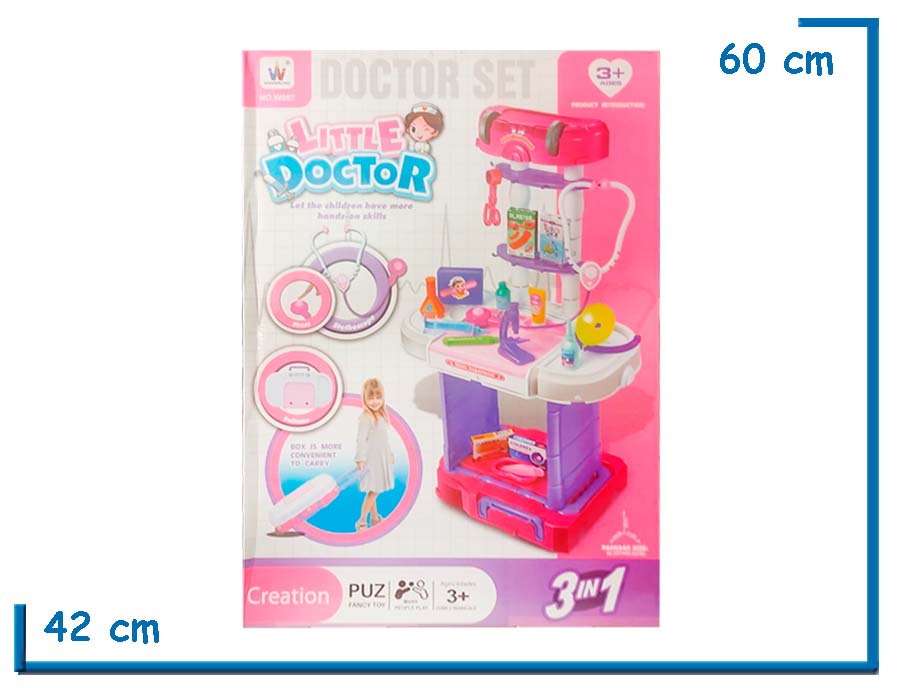 WANDERLONG LITTLE DOCTOR 3 IN 1 DOCTOR SET