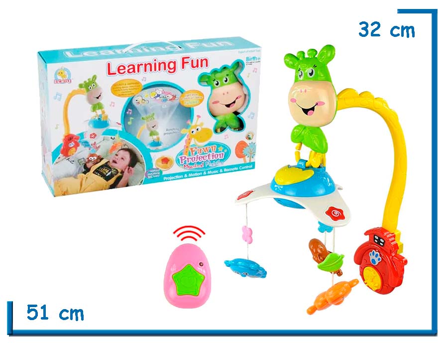 BEILEXING LEARNING FUN FAWN PROJECTION MUSICAL MOBIL