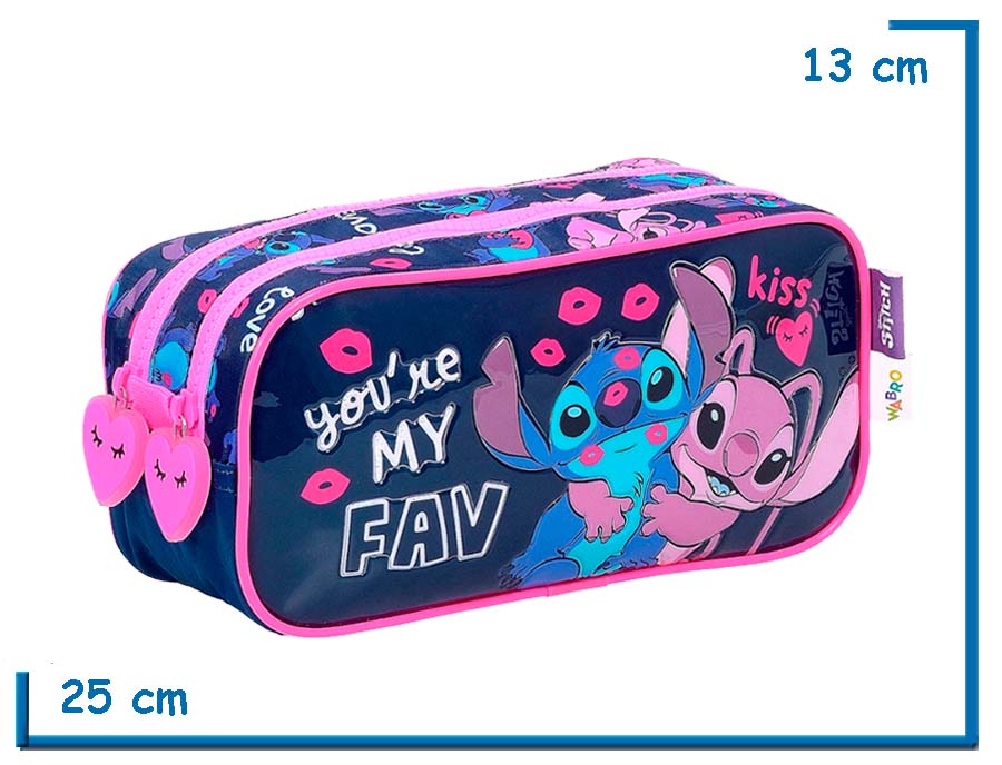 PORTALAPIZ DOBLE STITCH AZUL YOU RE MY FAV