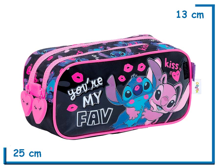 PORTALAPIZ DOBLE STITCH NEGRO YOU RE MY FAV