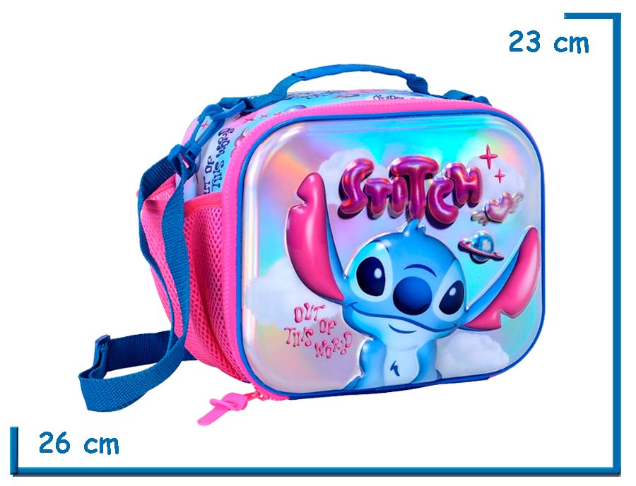 LUNCHERA STITCH AZUL OUT OF THIS WORLD