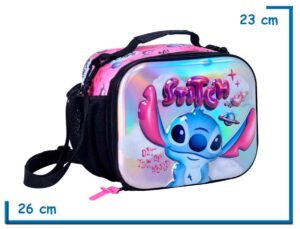 LUNCHERA STITCH NEGRA OUT OF THIS WORLD