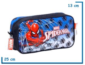 PORTALAPIZ SIMPLE SPIDER-MAN AZUL ARAÑAS