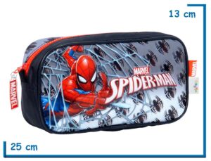 PORTALAPIZ SIMPLE SPIDER-MAN GRIS ARAÑAS